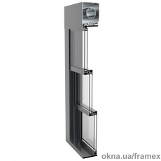 Гільйотинна віконна система вітрозахисту Framex Giliotina GL